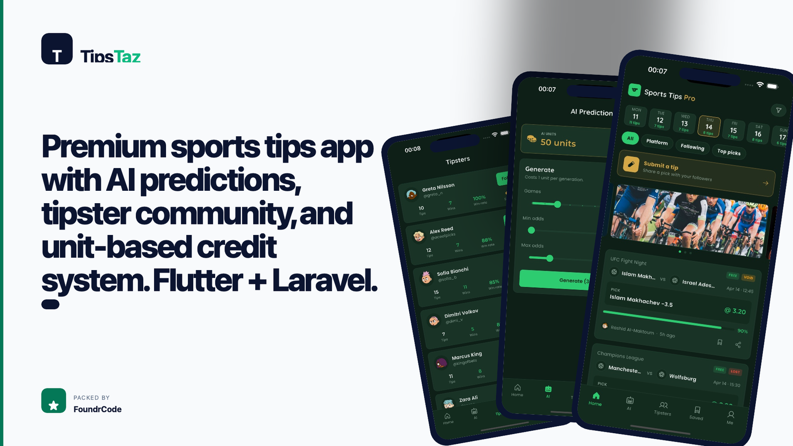 Terrace | Sports Scores Flutter App with Laravel Web Script